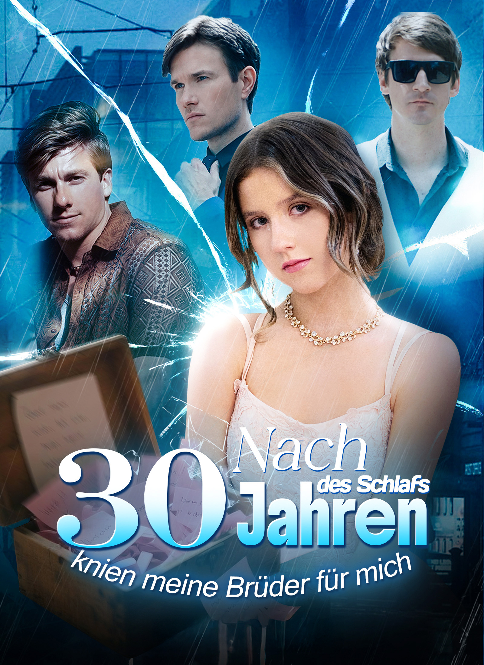 Poster Nach 30 Jahren des Schlafs knien meine Brüder für mich