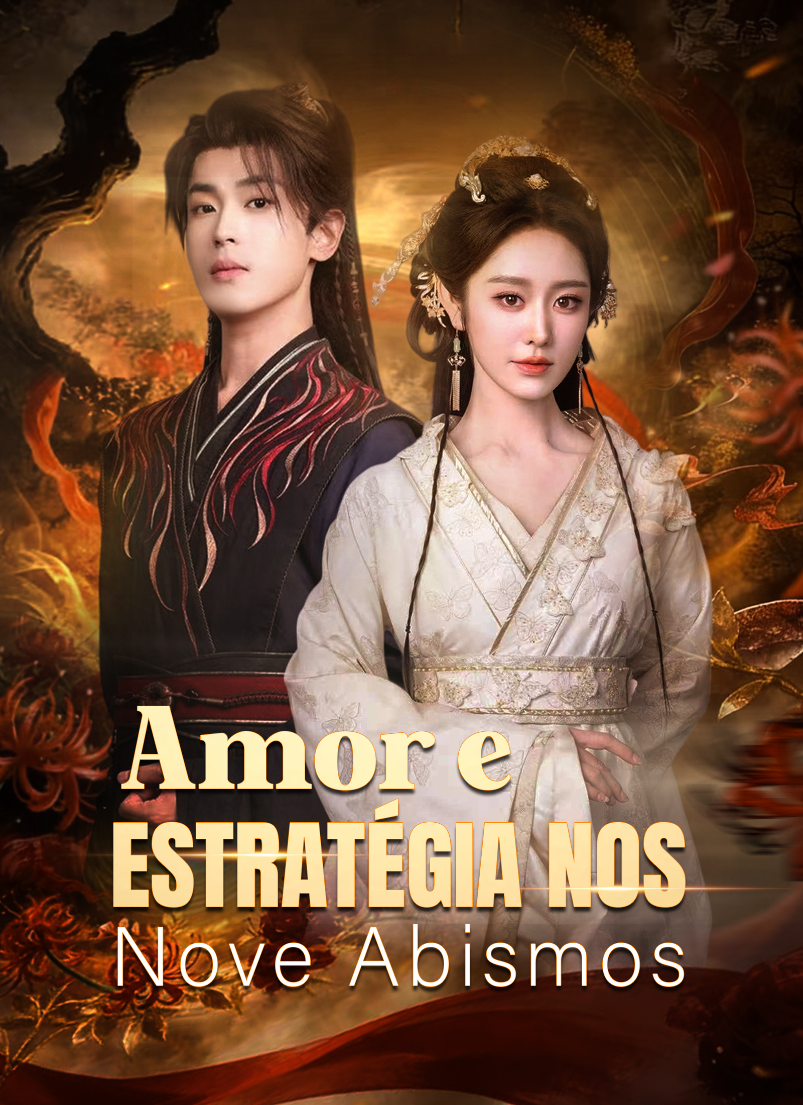Poster Amor e Estratégia nos Nove Abismos