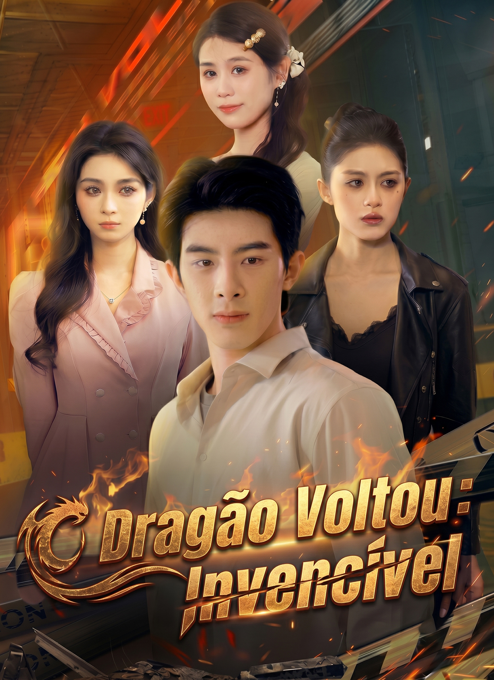 Poster [Dublado]O Dragão Voltou: Invencível