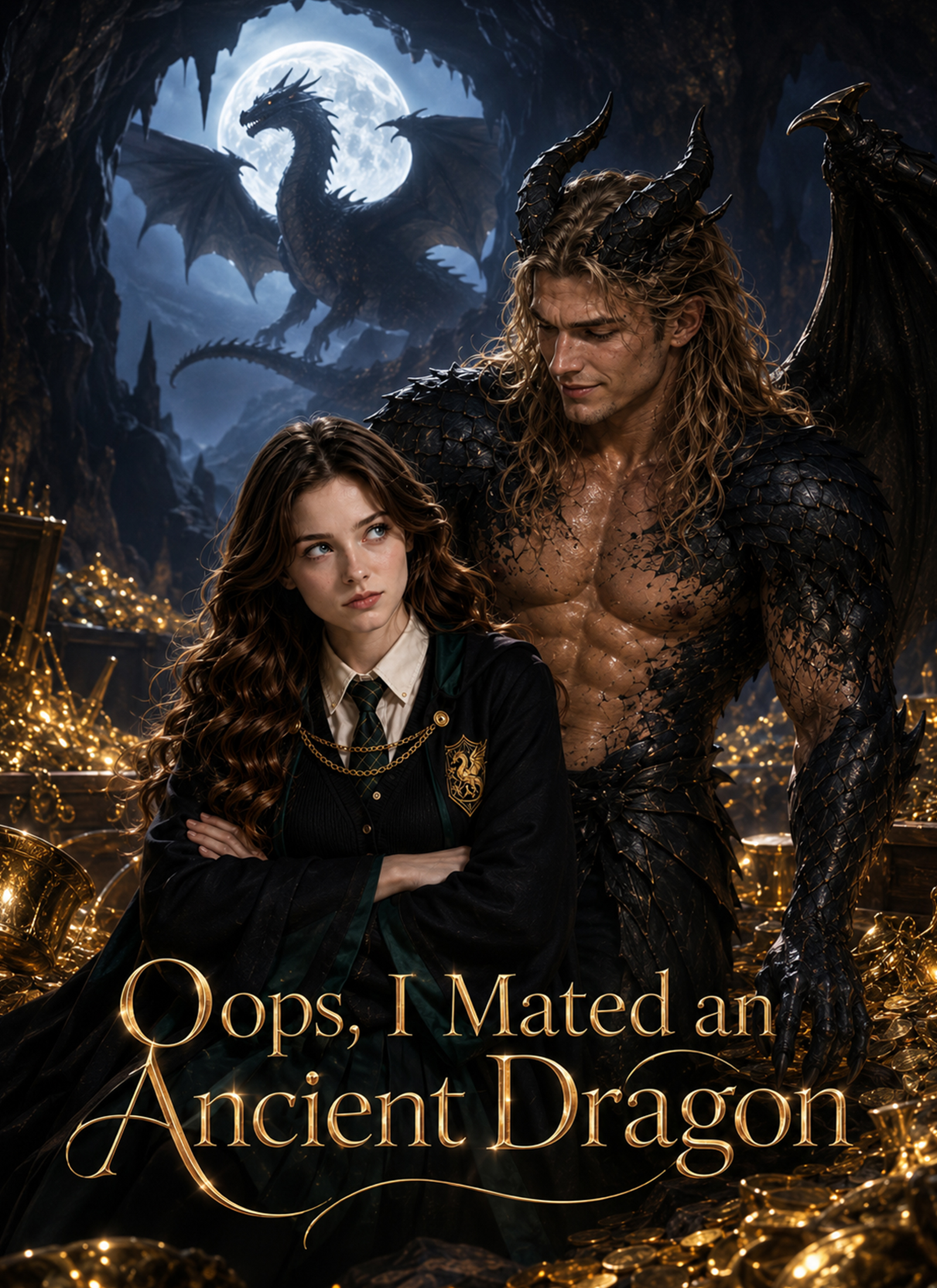 Poster Oops, I Mated an Ancient Dragon