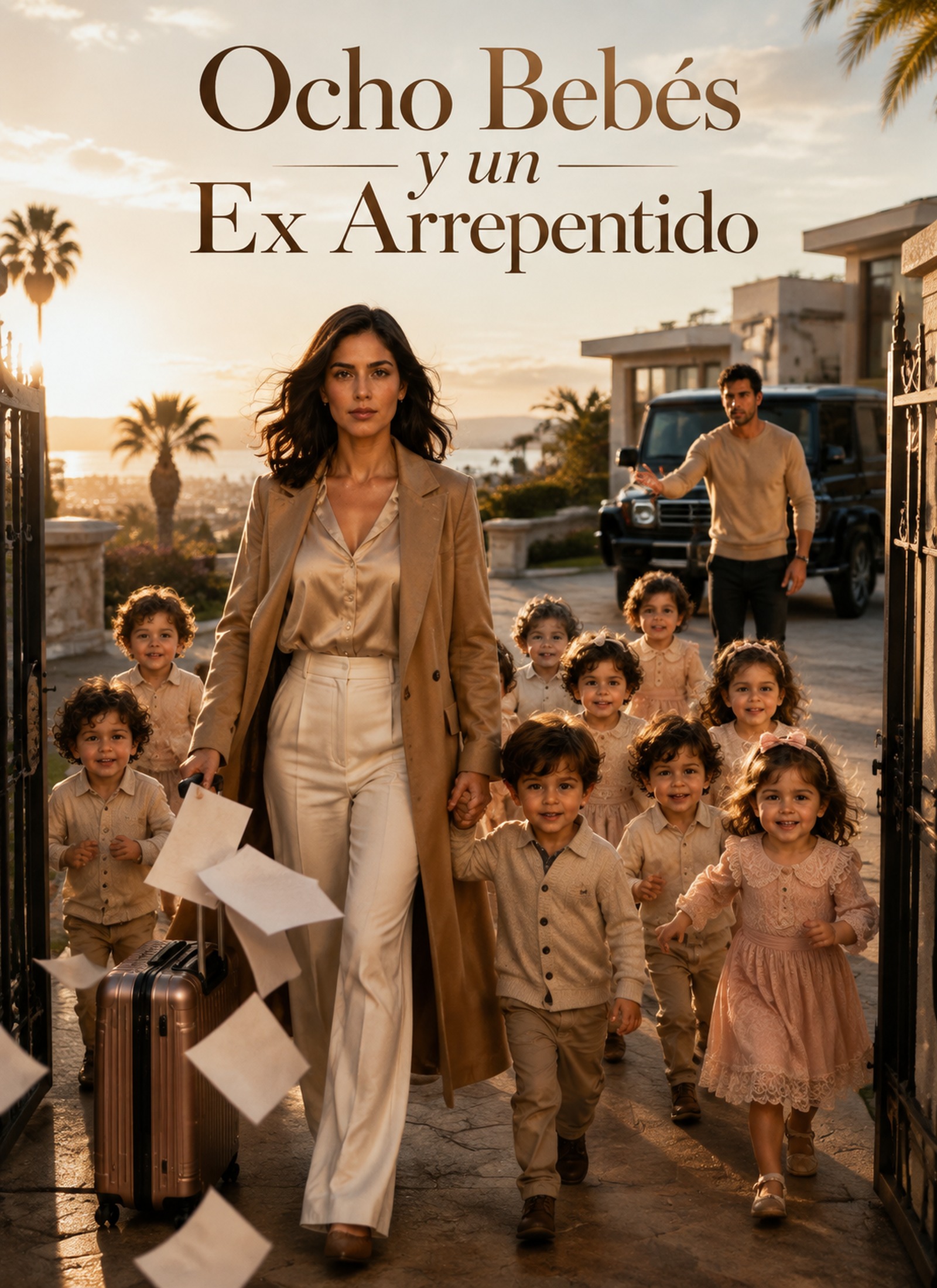 Poster Ocho Bebés y un Ex Arrepentido
