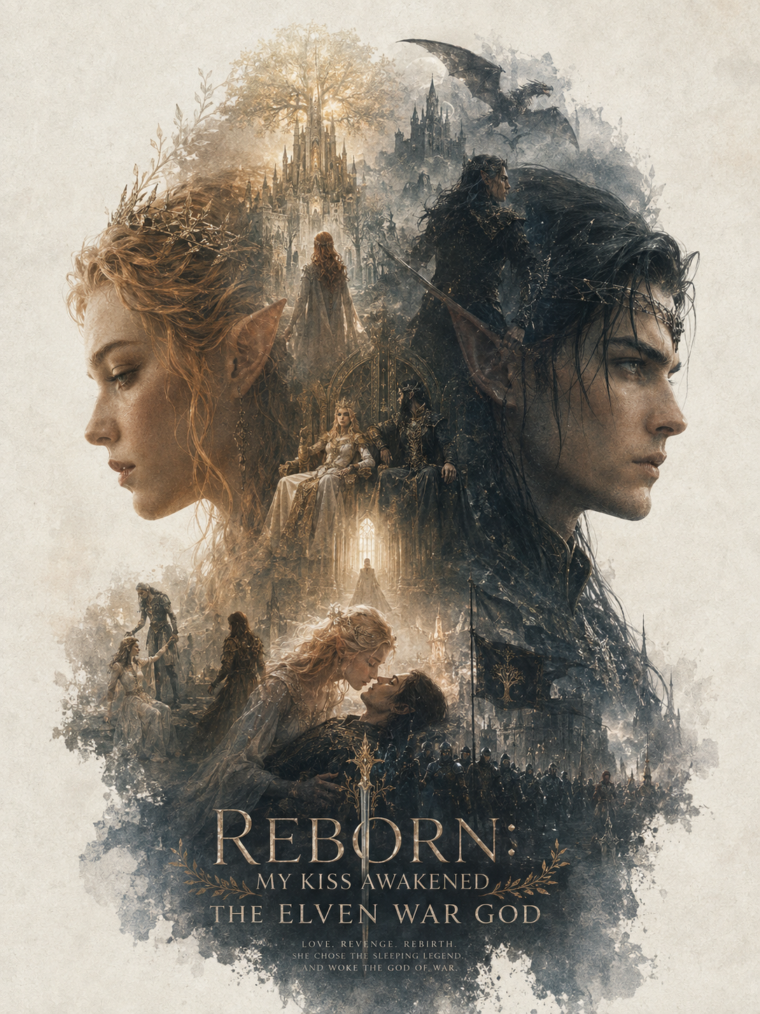 Reborn: My Kiss Awakened the Elven War God
