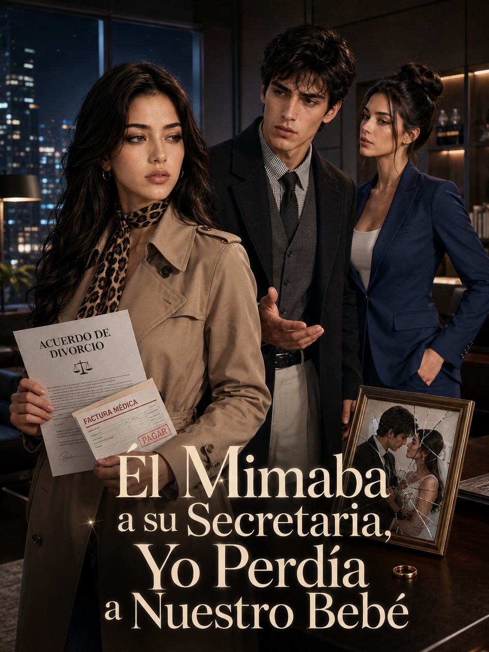 Poster Él Mimaba a su Secretaria, Yo Perdía a Nuestro Bebé