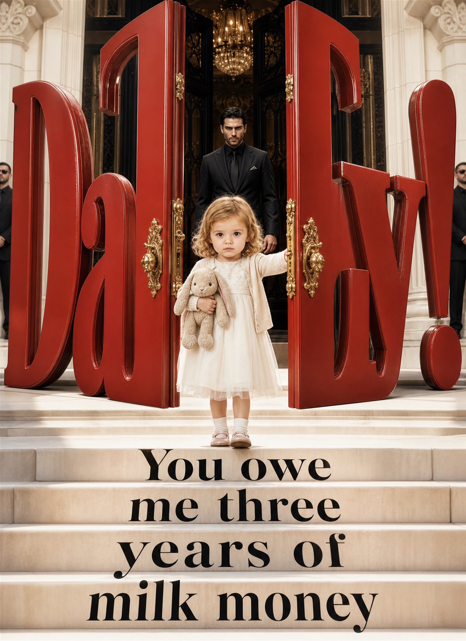 Daddy! You owe me three years of milk money