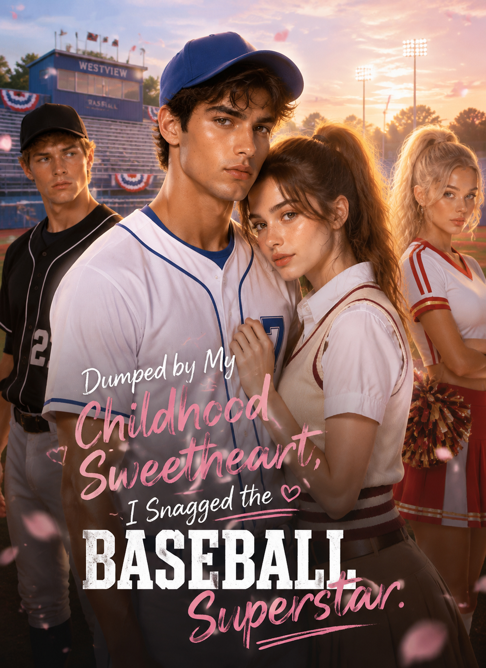 Poster Dumped by My Childhood Sweetheart, I Snagged the Baseball Superstar