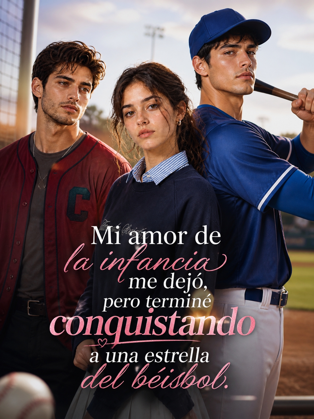 Poster Mi amor de la infancia me dejó, pero terminé conquistando a una estrella del béisbol.