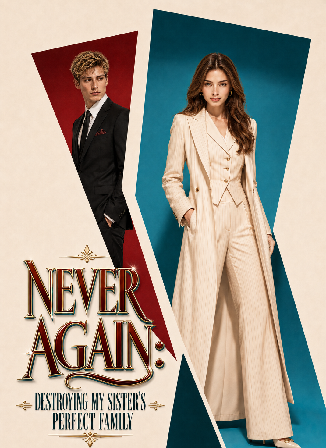 Poster Never Again: Destroying My Sister’s Perfect Family