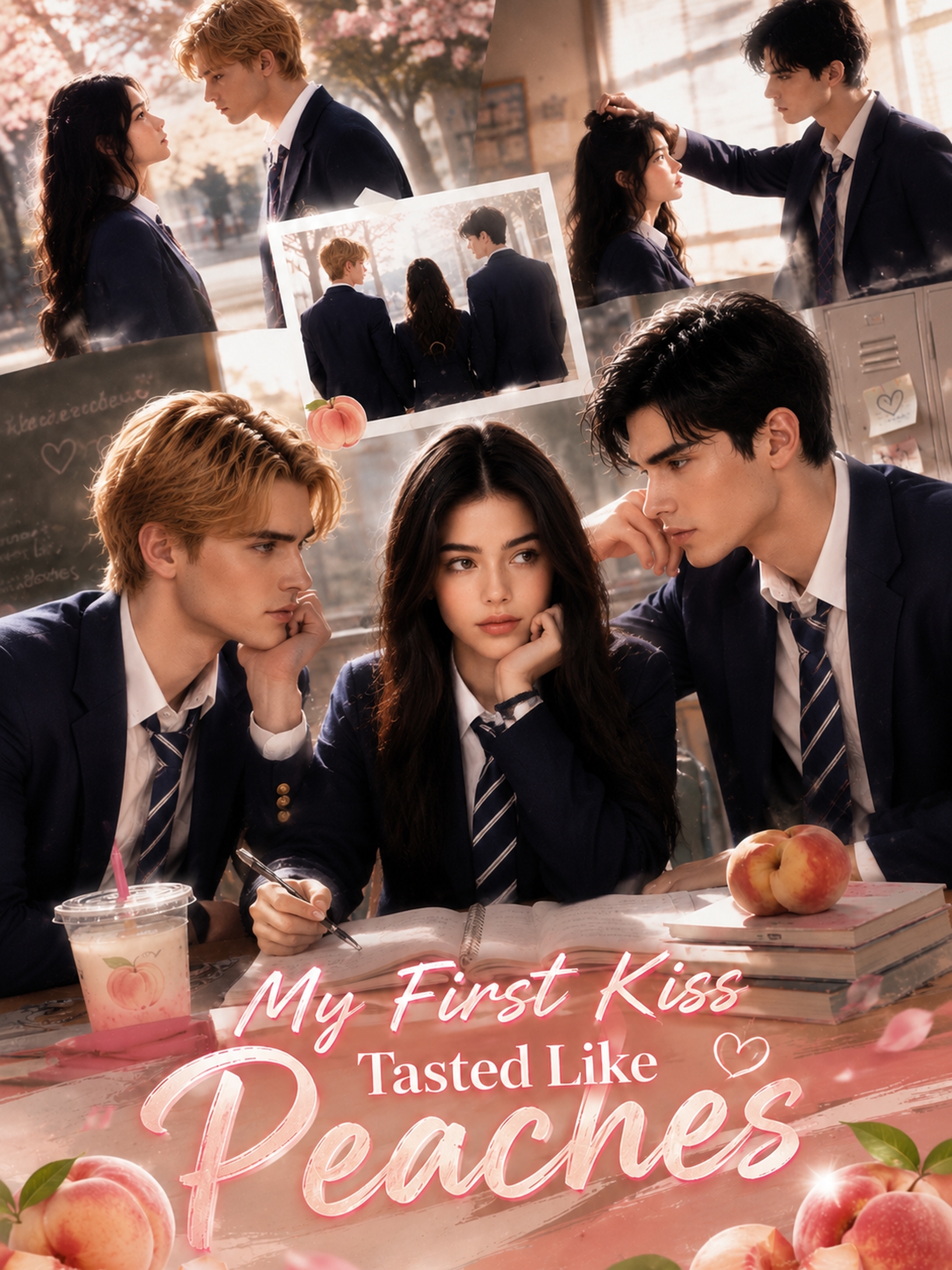 Poster My First Kiss Tasted Like Peaches