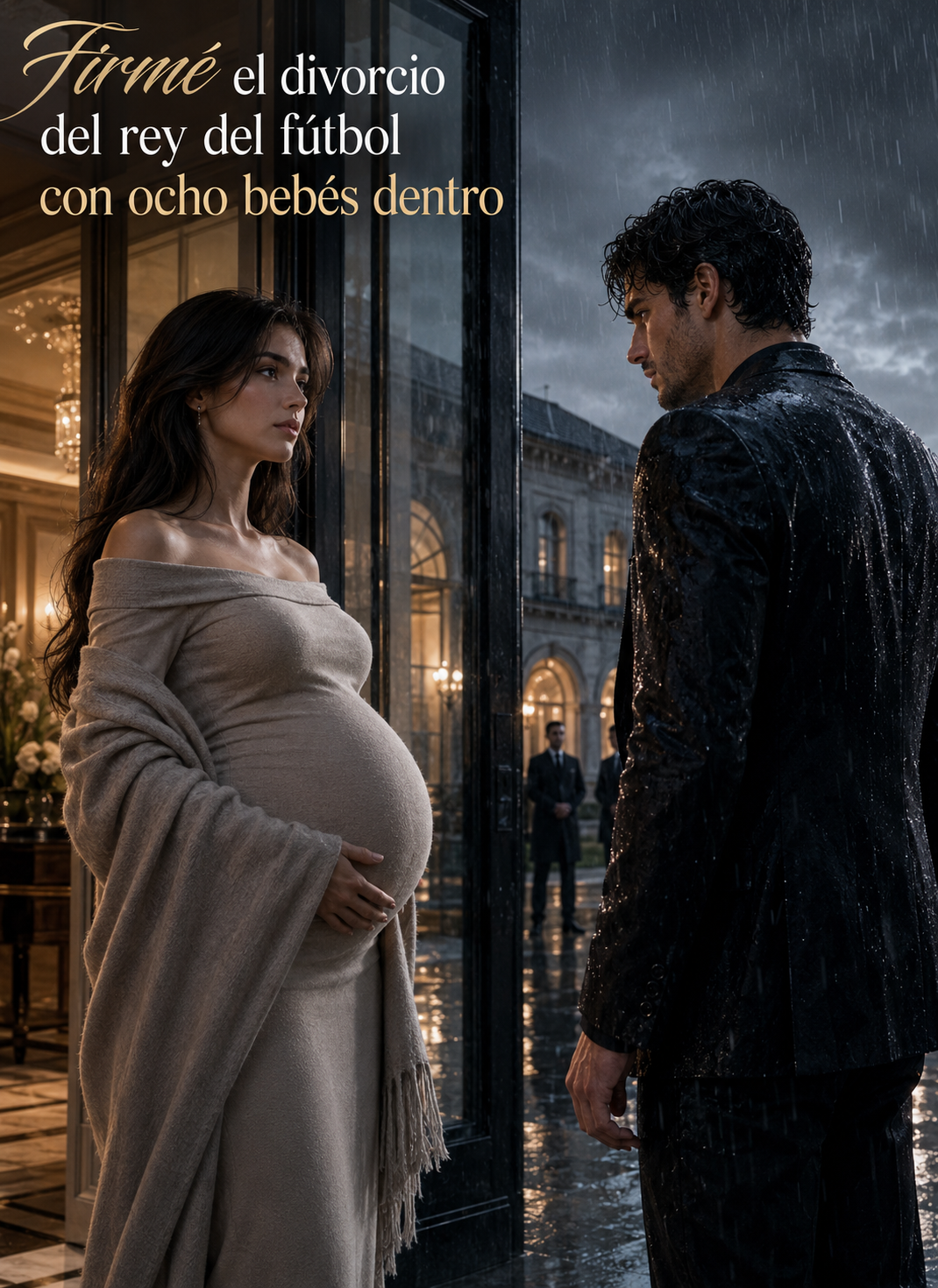 Poster Firmé el divorcio del rey del fútbol con ocho bebés dentro