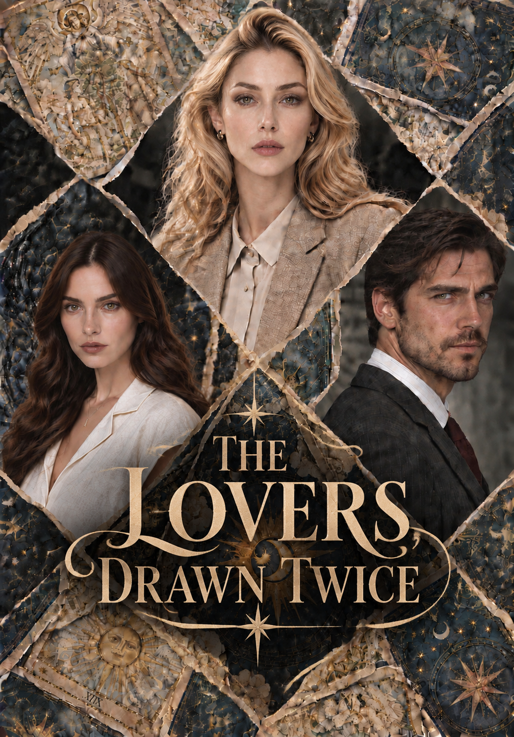 Poster THE LOVERS, DRAWN TWICE