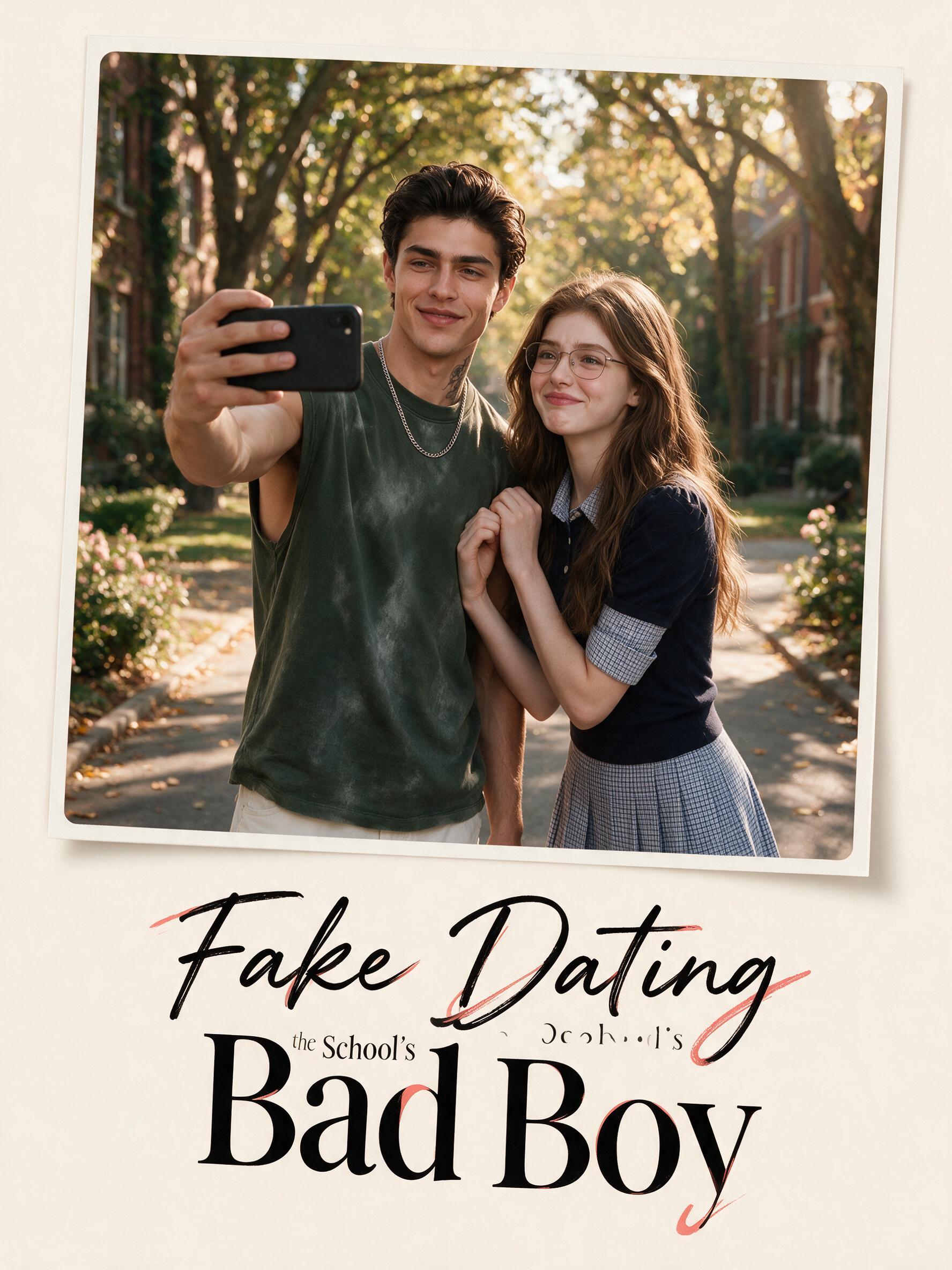 Poster Fake Dating the School's Bad Boy