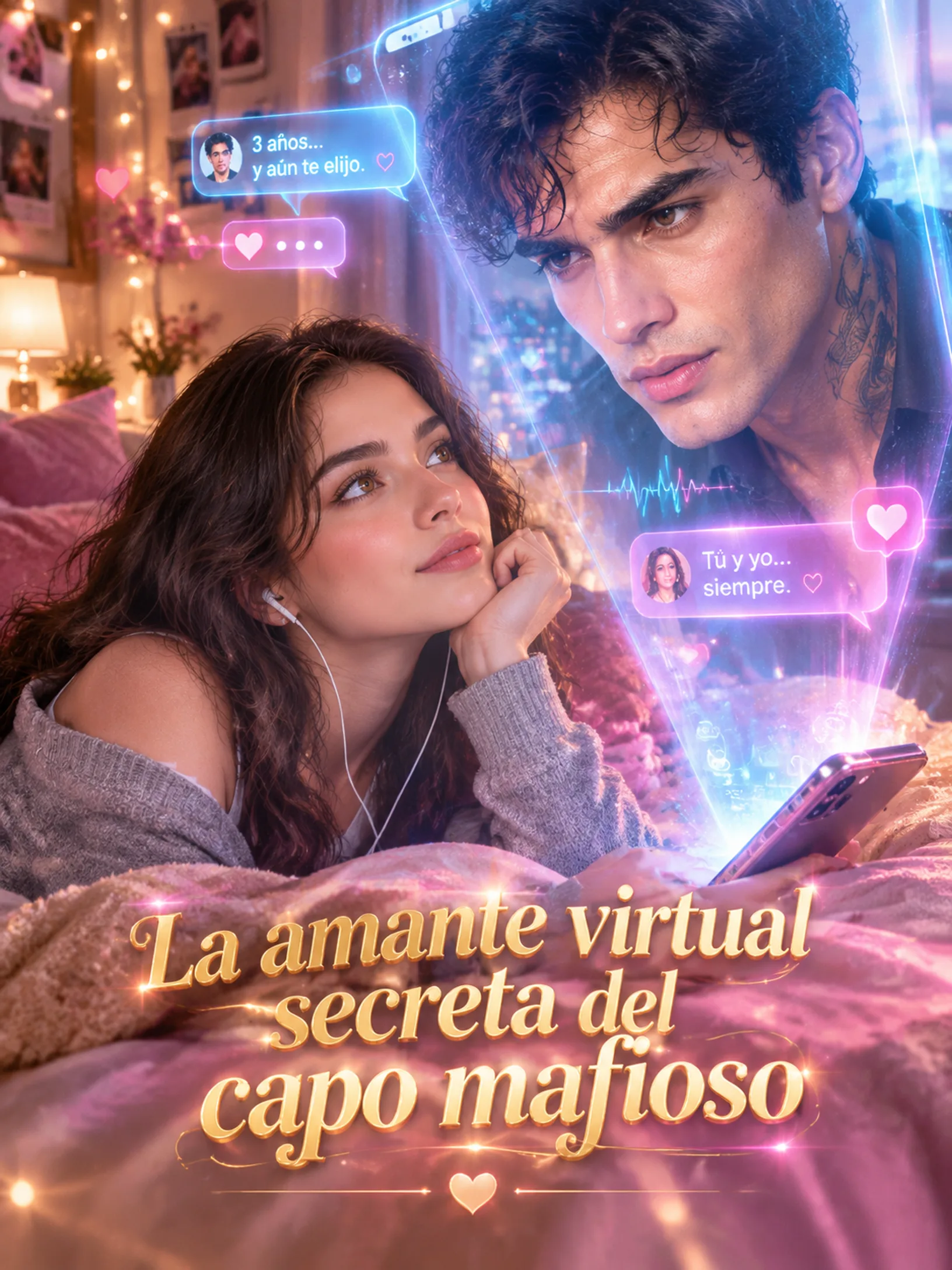 Poster La amante virtual secreta del capo mafioso.