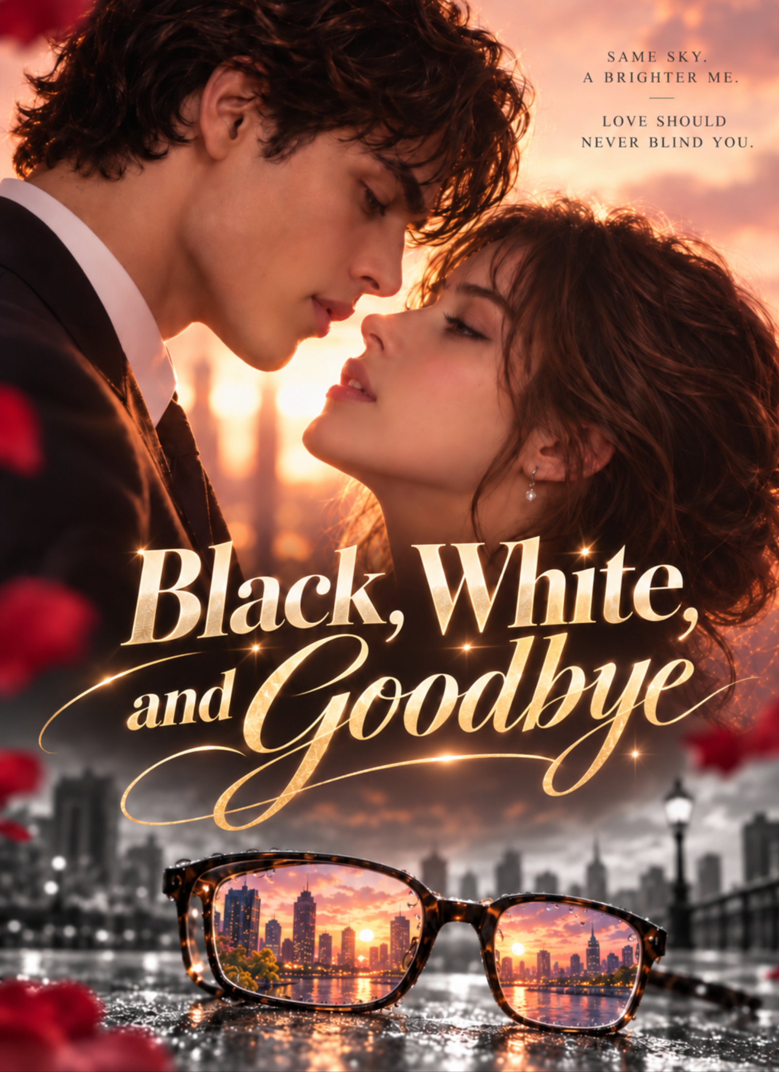 Poster Black, White, and Goodbye