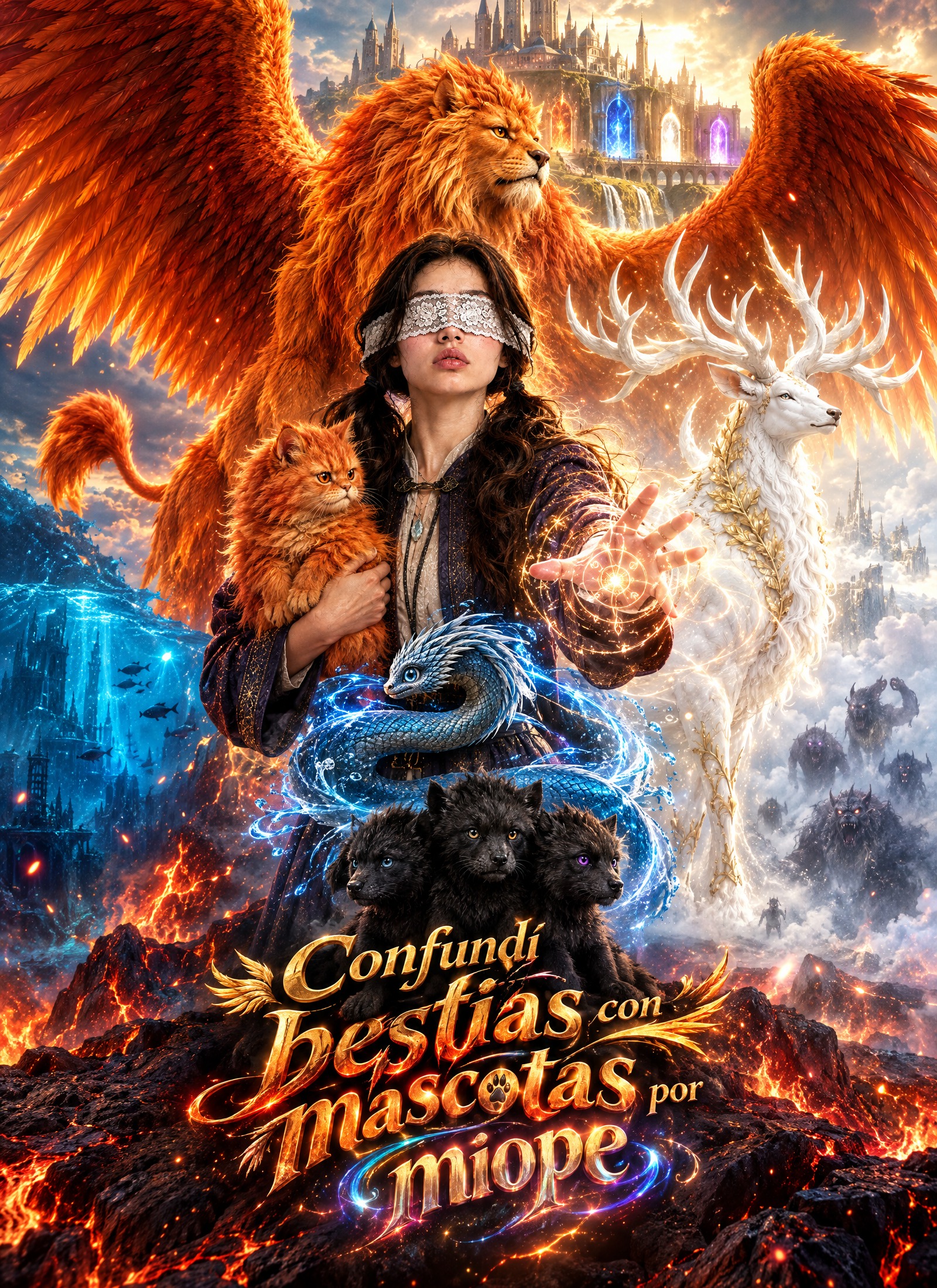 Poster Confundí bestias con mascotas por miope