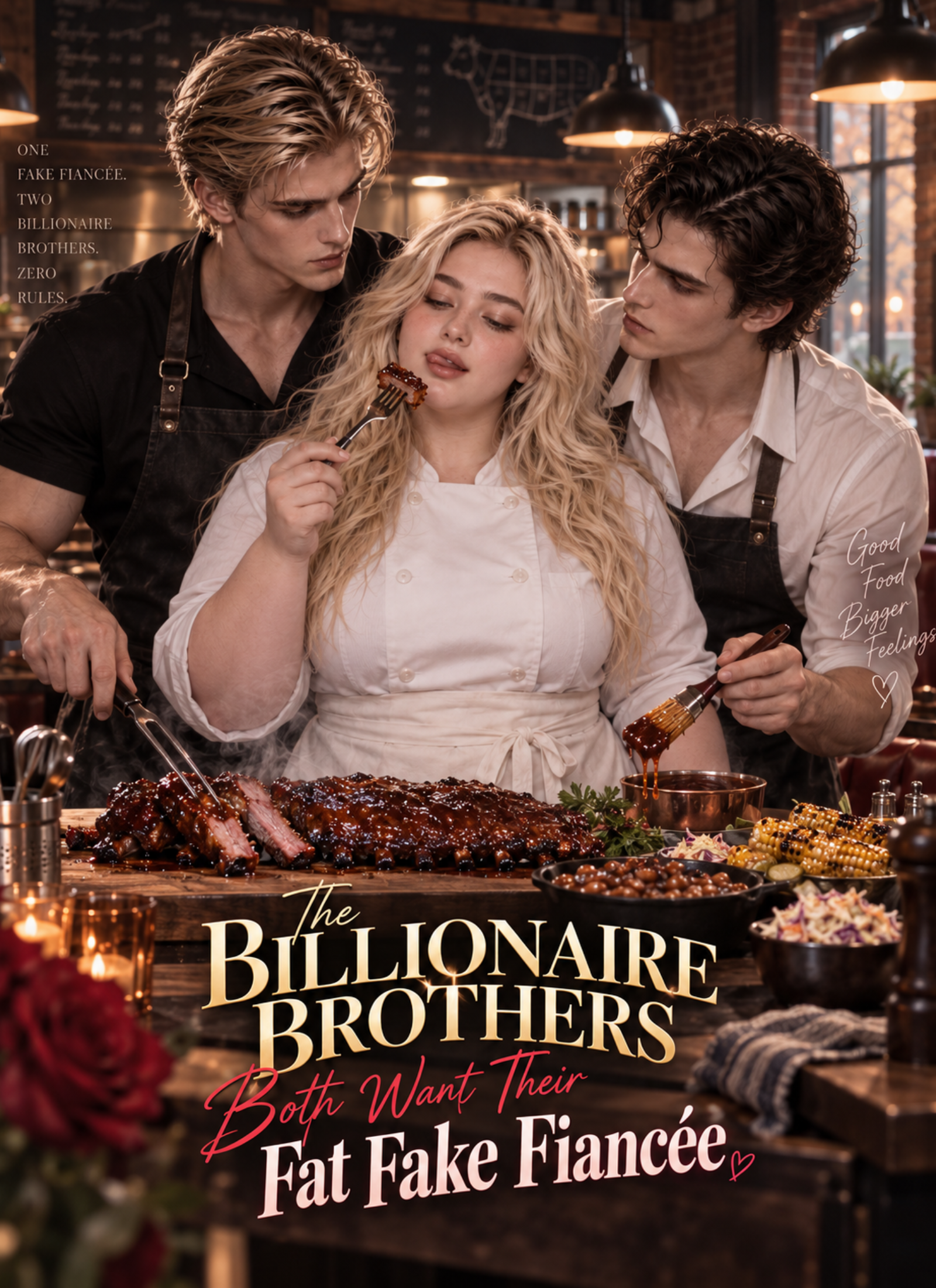 Poster The Billionaire Brothers Both Want Their Fat Fake Fiancée