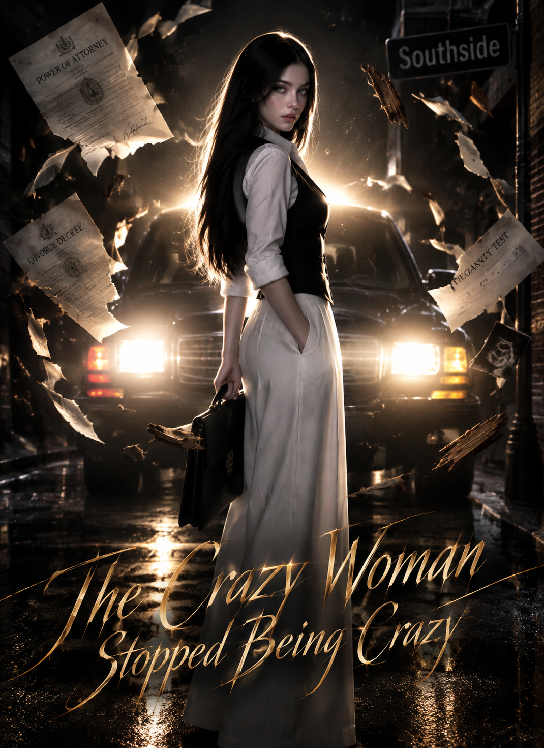 Poster The Crazy Woman Stopped Being Crazy