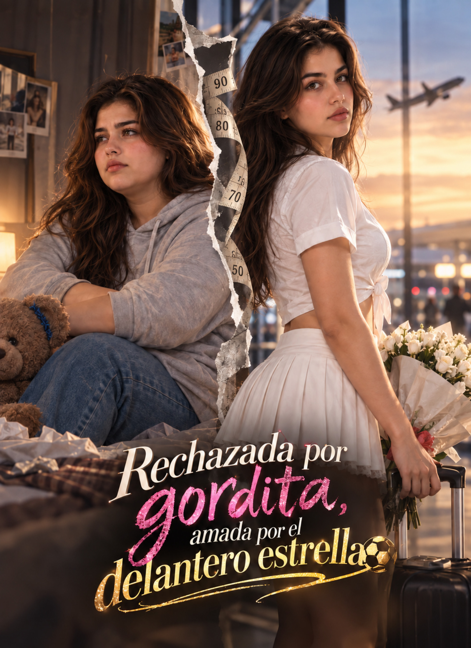 Poster Rechazada por gordita, amada por el delantero estrella