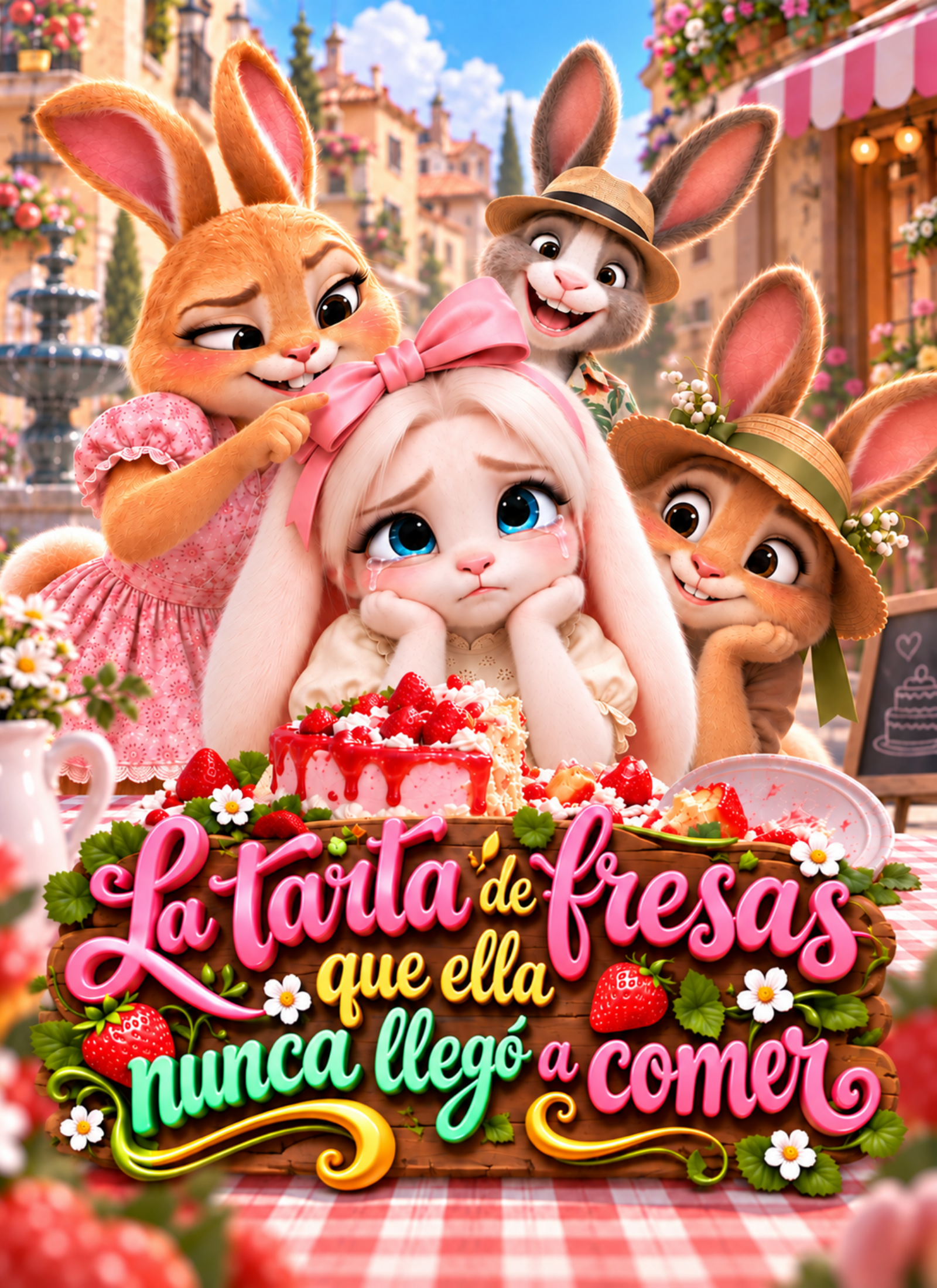 Poster La tarta de fresas que ella nunca llegó a comer.