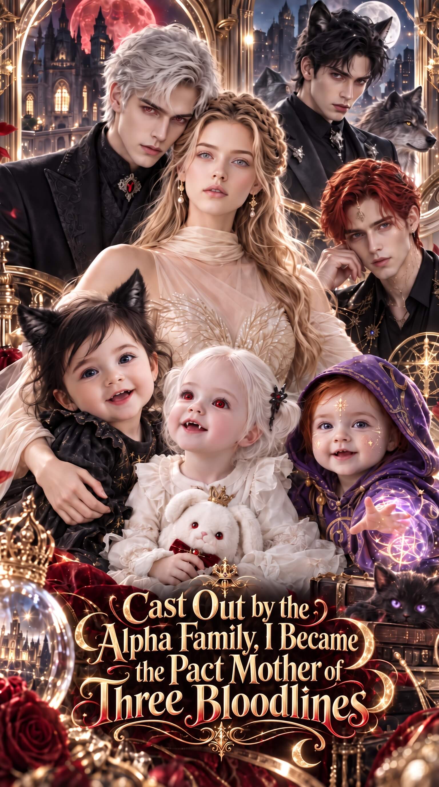 Cast Out by the Alpha Family, I Became the Pact Mother of Three Bloodlines
