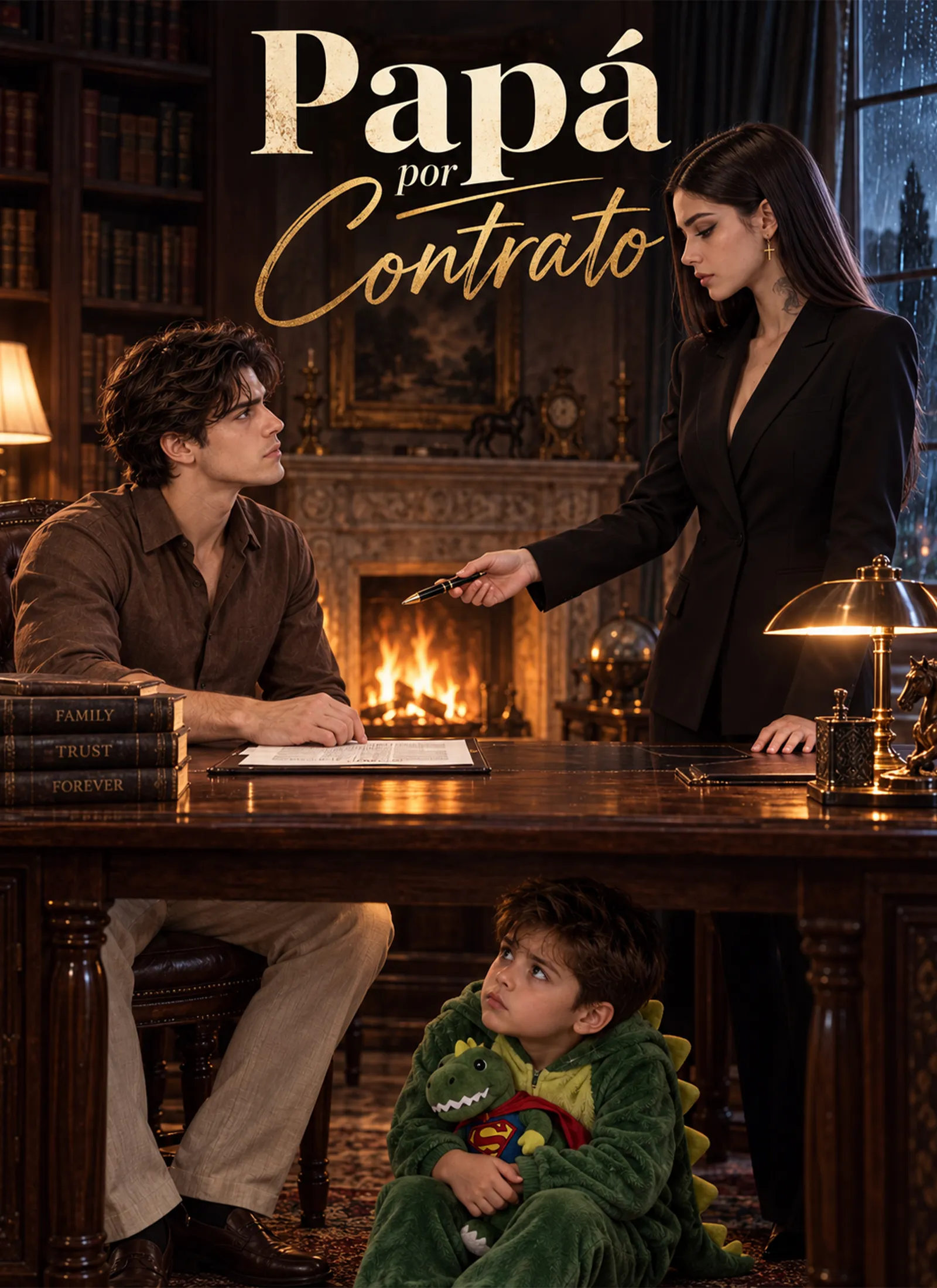Poster Papá por Contrato