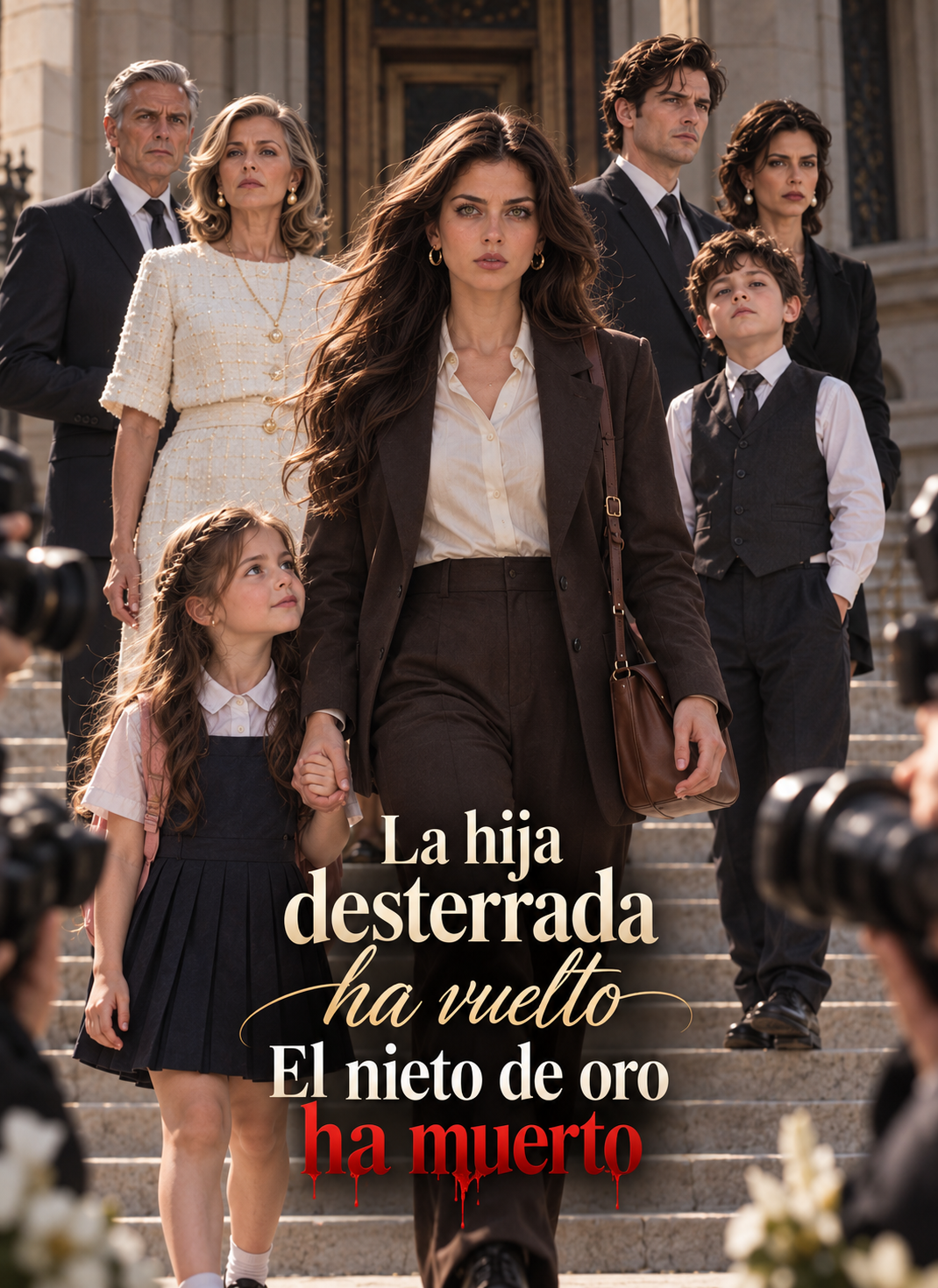 Poster La hija desterrada ha vuelto El nieto de oro ha muerto