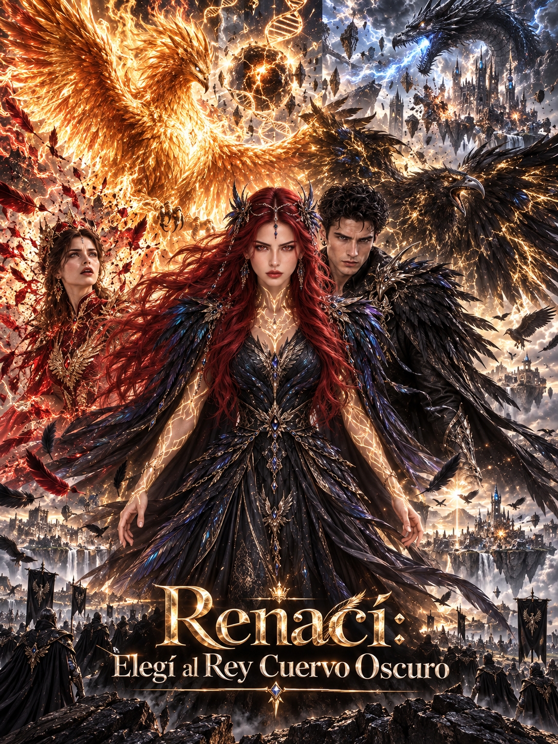Poster Renací: Elegí al Rey Cuervo Oscuro