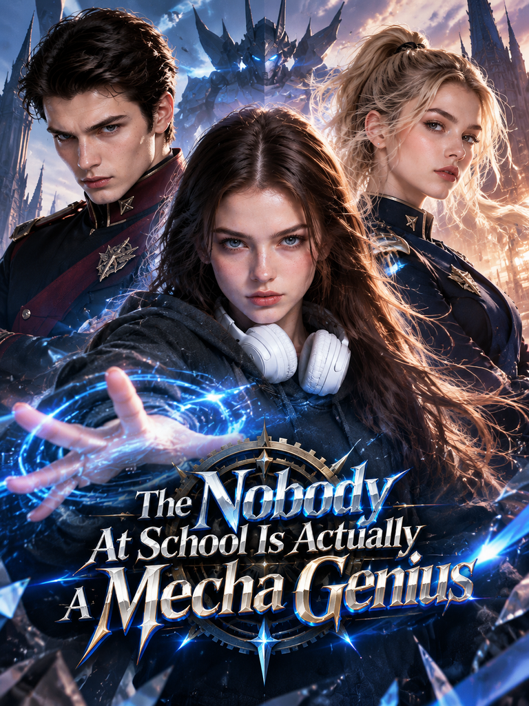 Poster The Nobody At School Is Actually A Mecha Genius