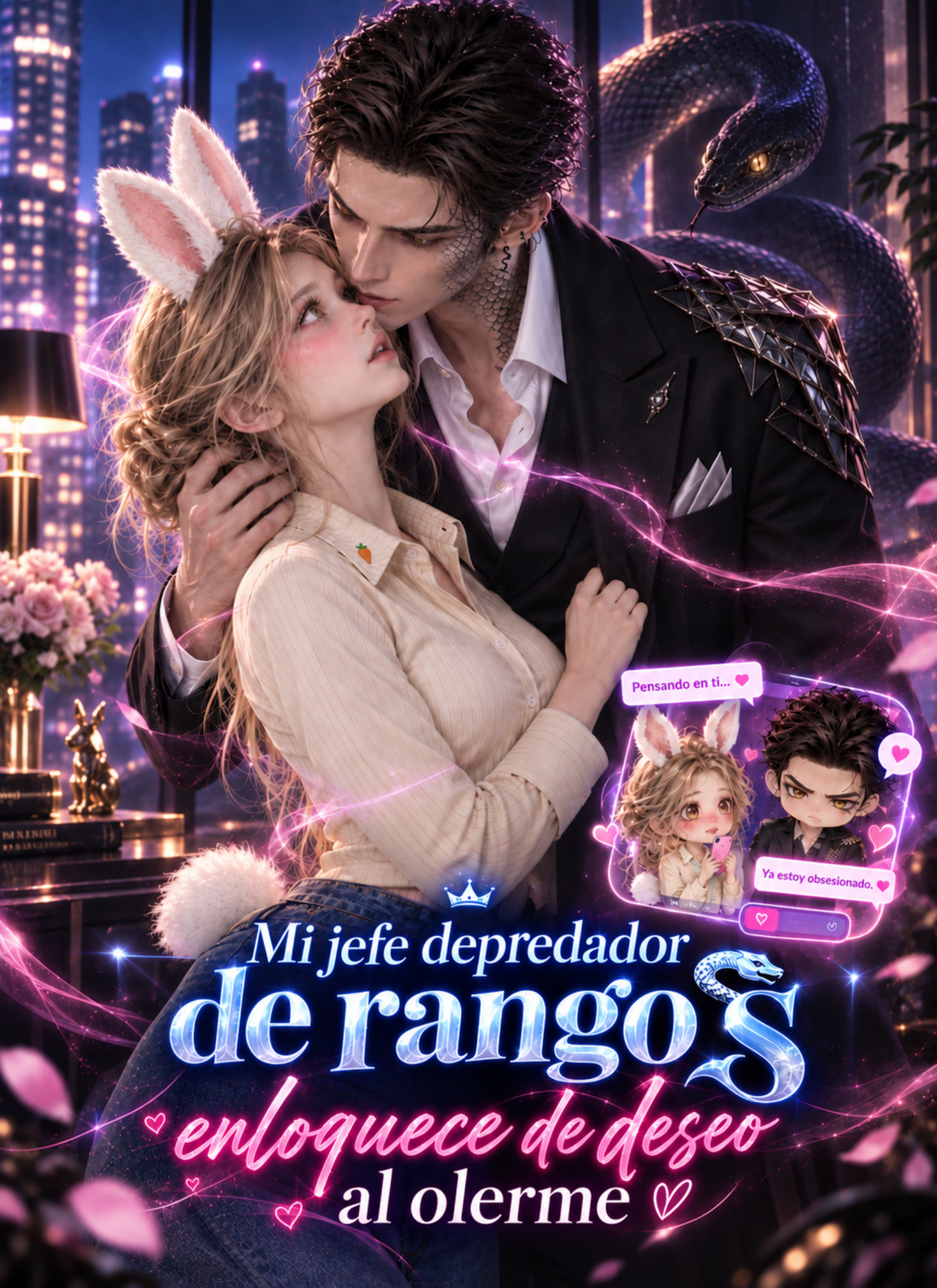 Mi jefe depredador de rango S enloquece de deseo al olerme