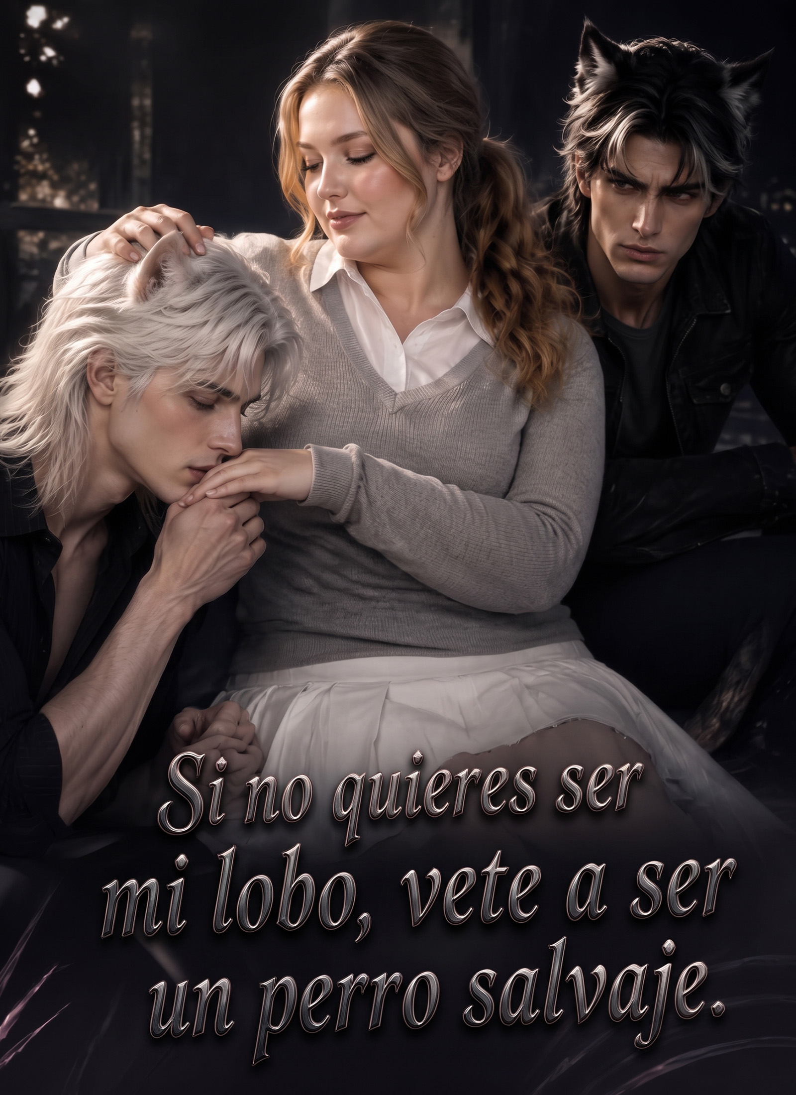 Poster Si no quieres ser mi lobo, vete a ser un perro salvaje.