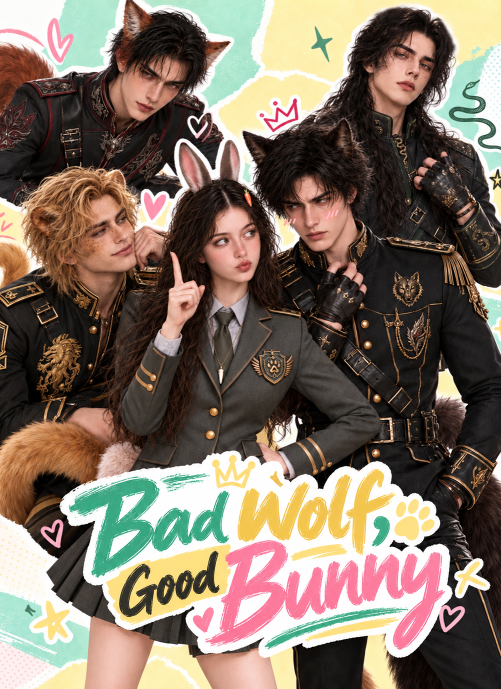 Poster Bad Wolf, Good Bunny